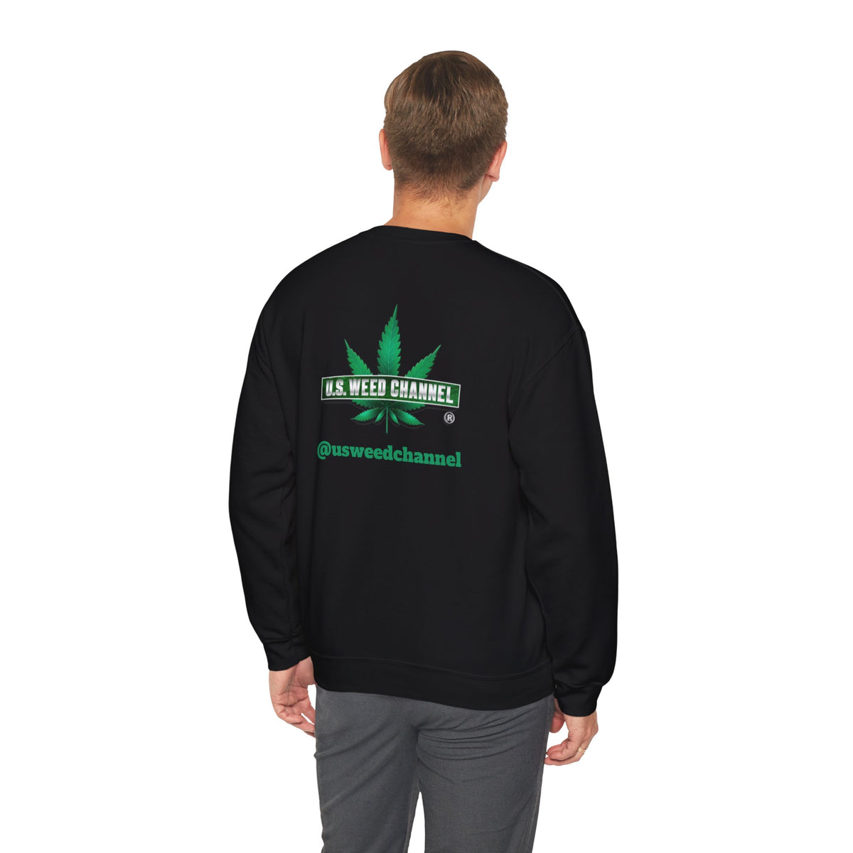 U.S. WEED CHANNEL Basics - Crewneck Everyone Sweatshirt