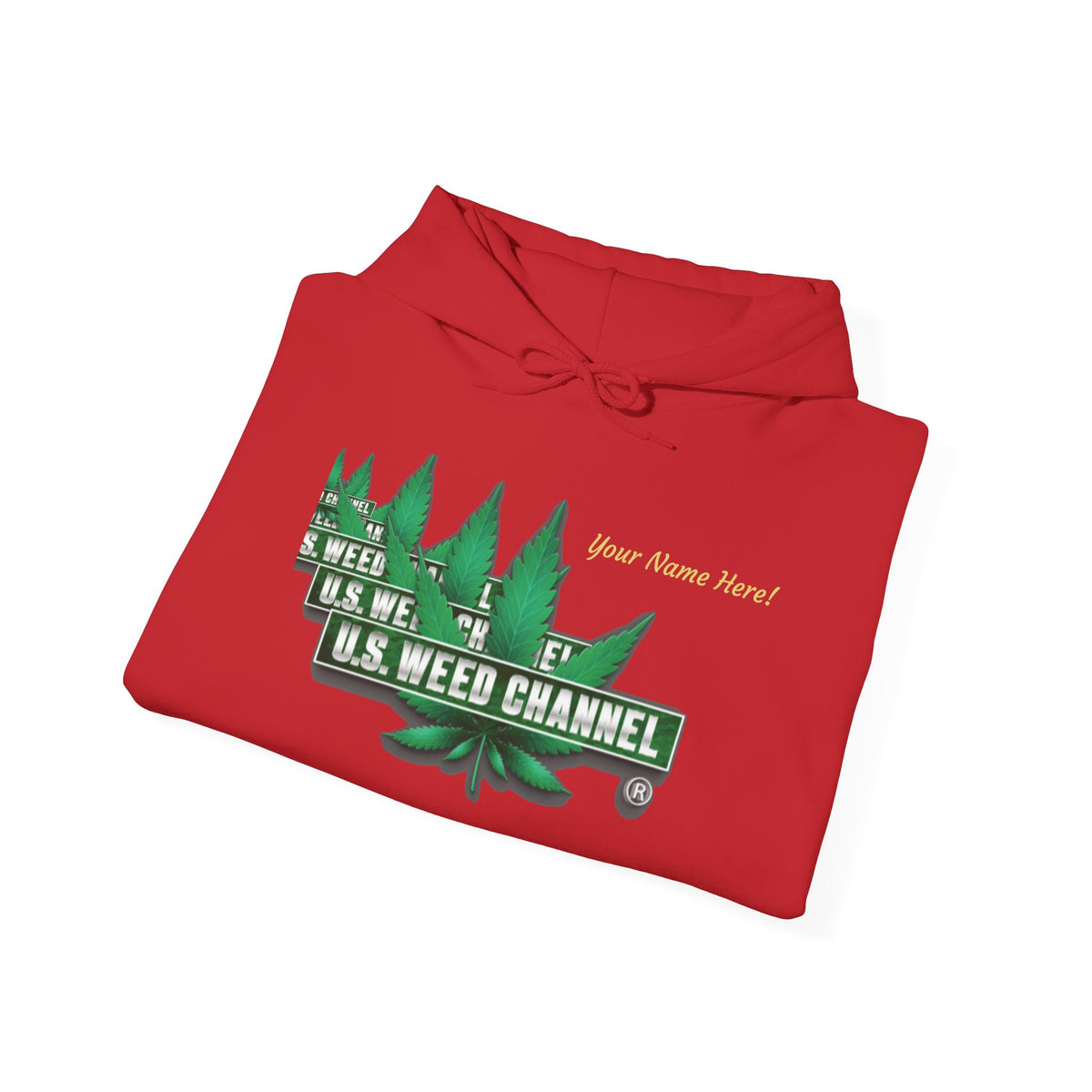 U.S. Weed Channel Hoodie — Repeater Logo Pullover