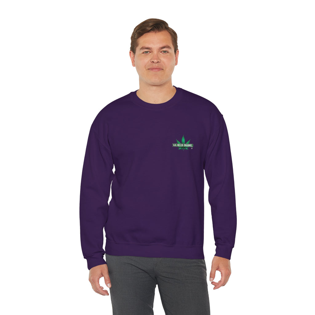U.S. WEED CHANNEL Basics - Crewneck Everyone Sweatshirt