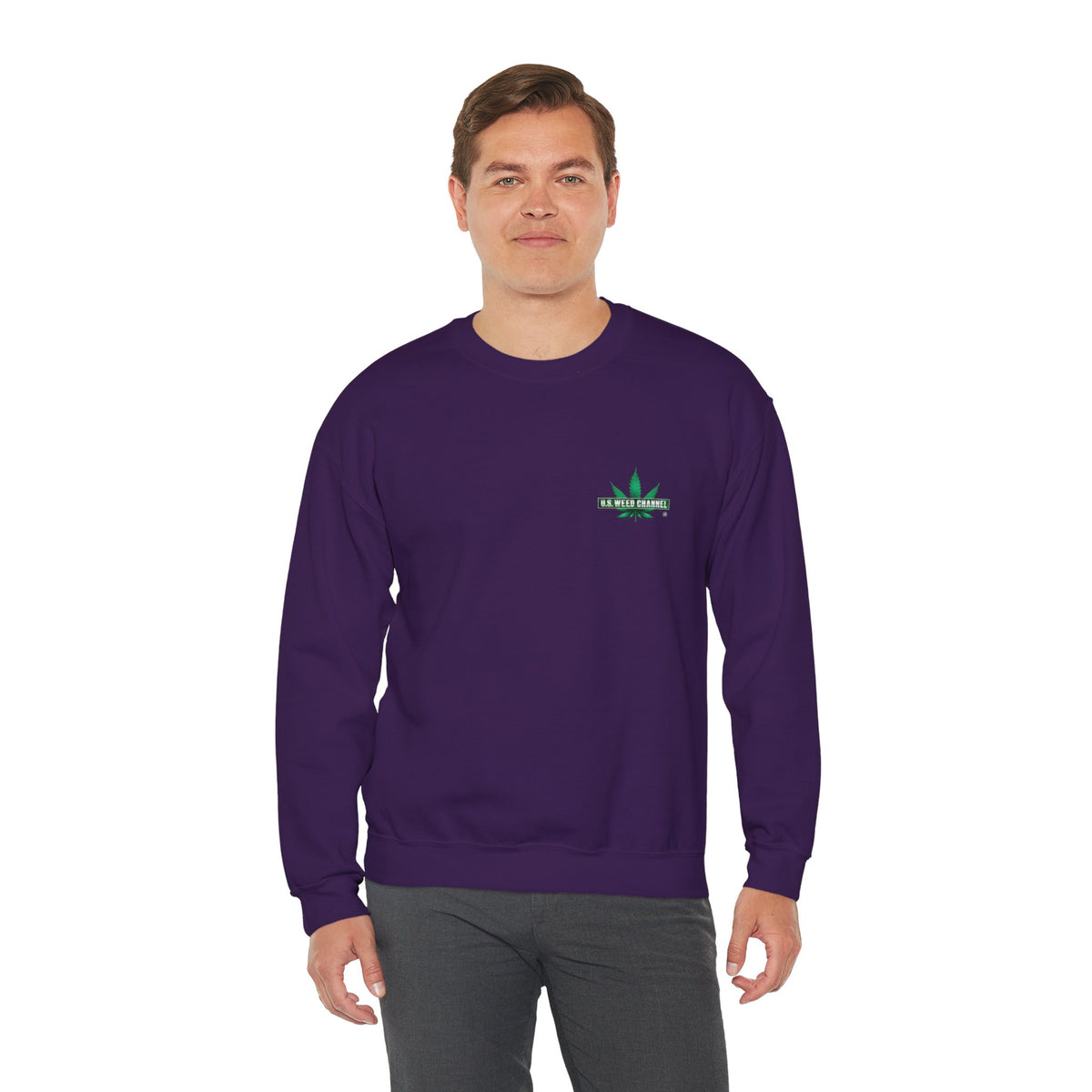 U.S. WEED CHANNEL Basics - Crewneck Everyone Sweatshirt