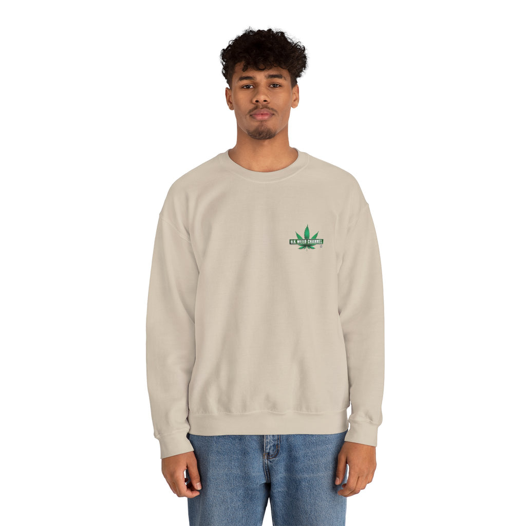 U.S. WEED CHANNEL Basics - Crewneck Everyone Sweatshirt