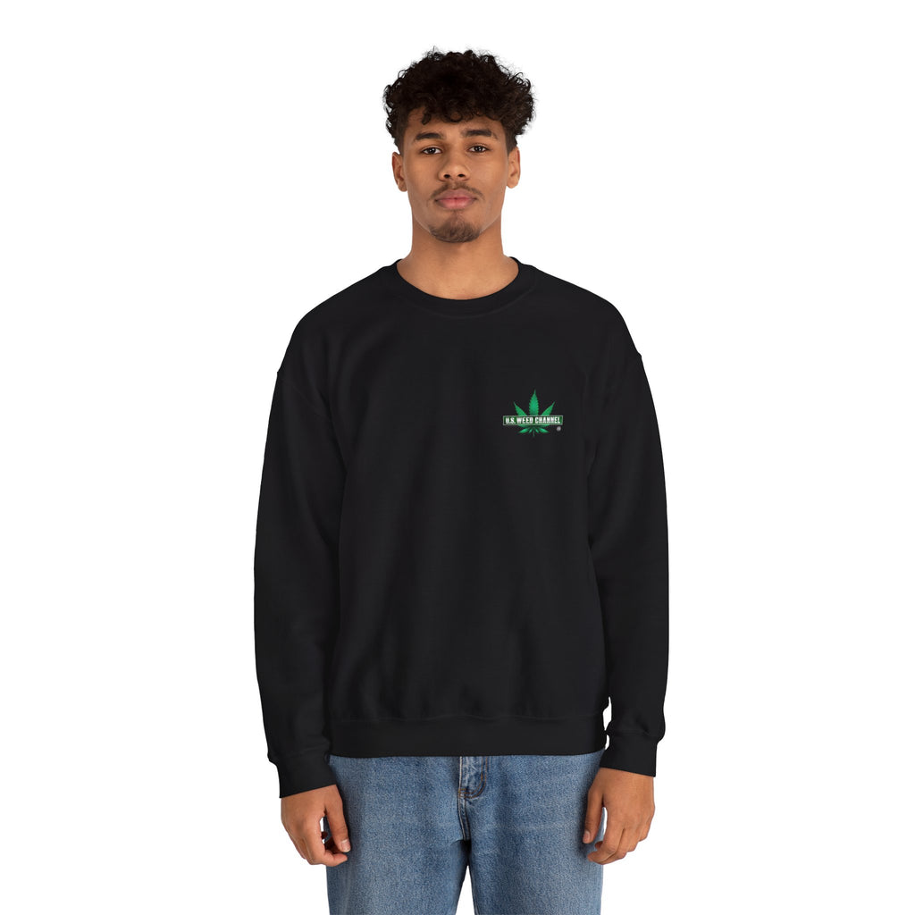 U.S. WEED CHANNEL Basics - Crewneck Everyone Sweatshirt
