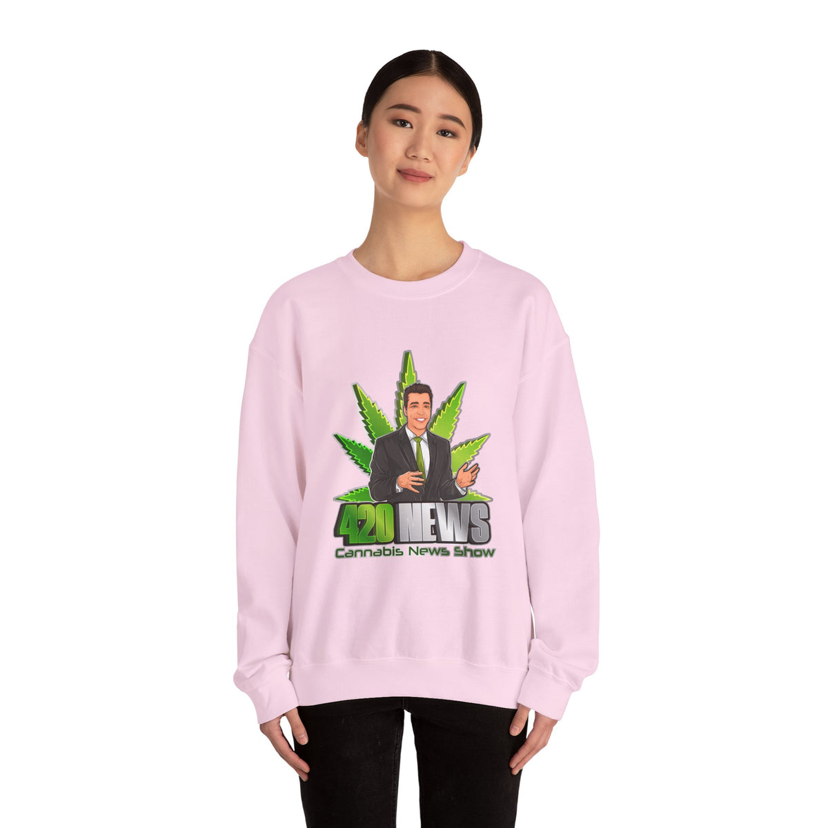 Unisex Heavy Blend™ 420 News Crewneck Sweatshirt