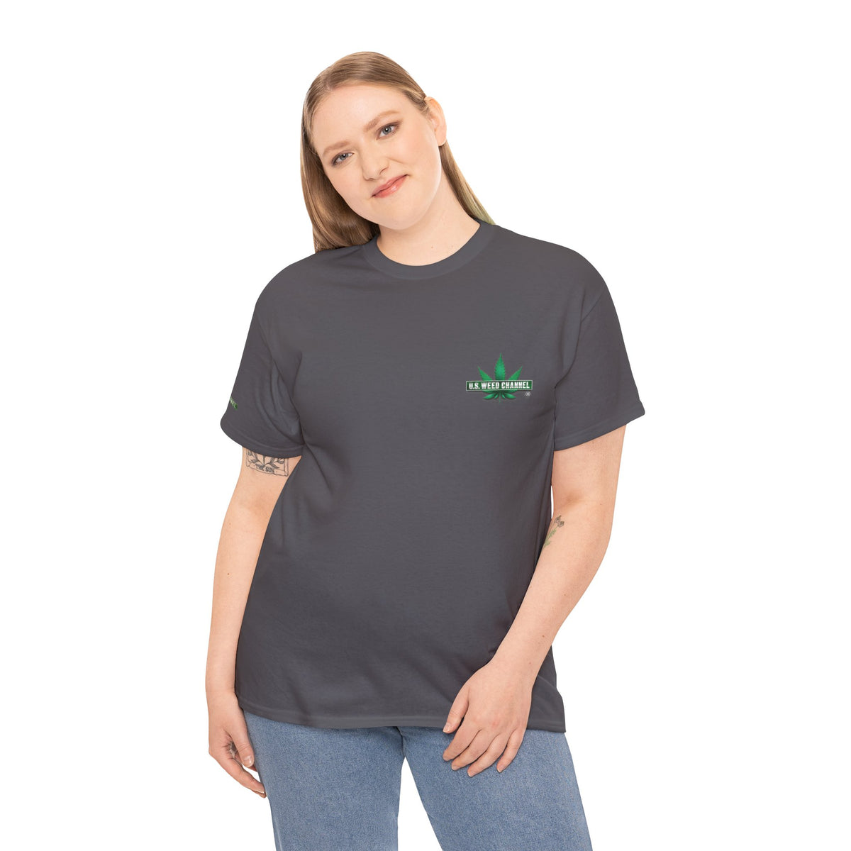 U.S. WEED CHANNEL 'Basics' T-Shirt – USWC Logo Tee