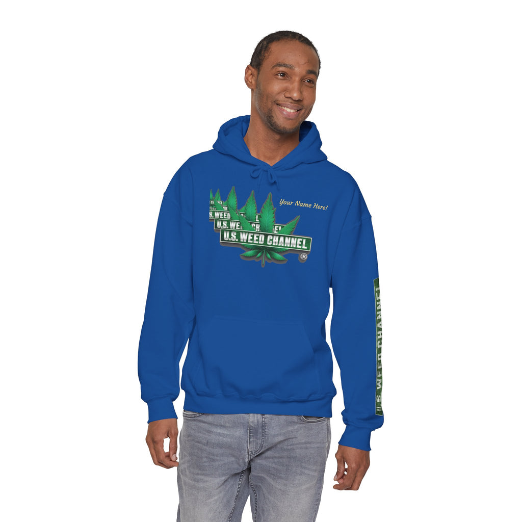U.S. Weed Channel Hoodie — Repeater Logo Pullover