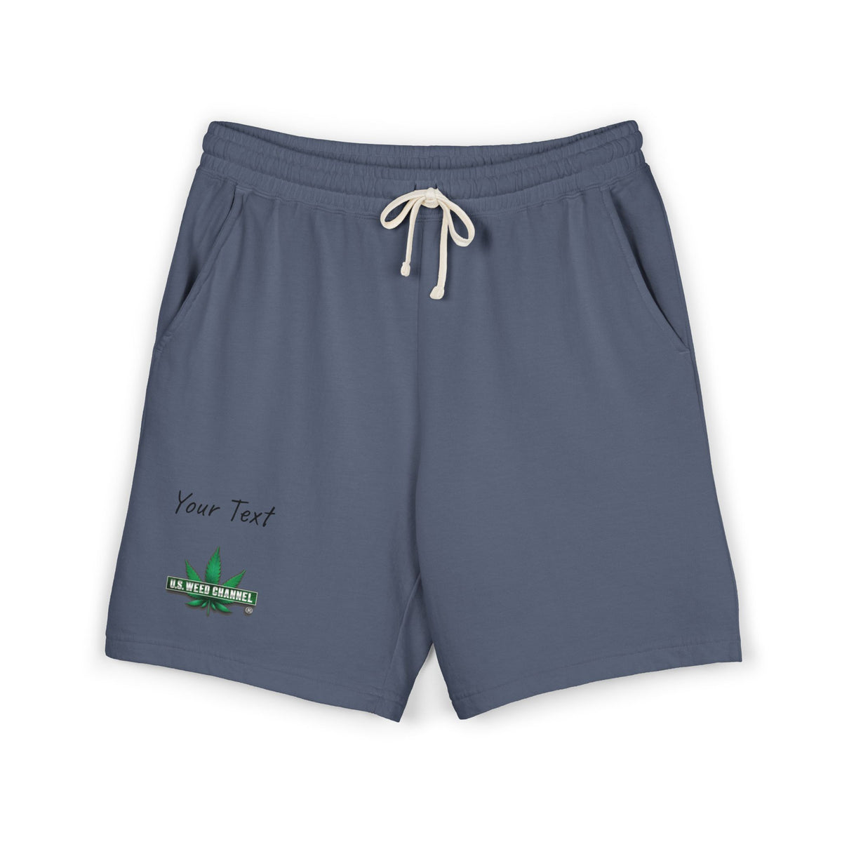 PERSONALIZED! Chillaxin' Fleece Sweat Shorts — U.S. WEED CHANNEL Branded