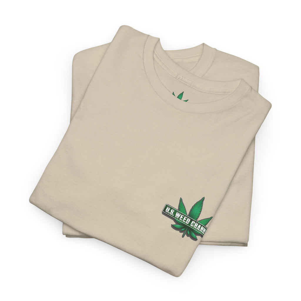 U.S. WEED CHANNEL 'Basics' T-Shirt – USWC Logo Tee