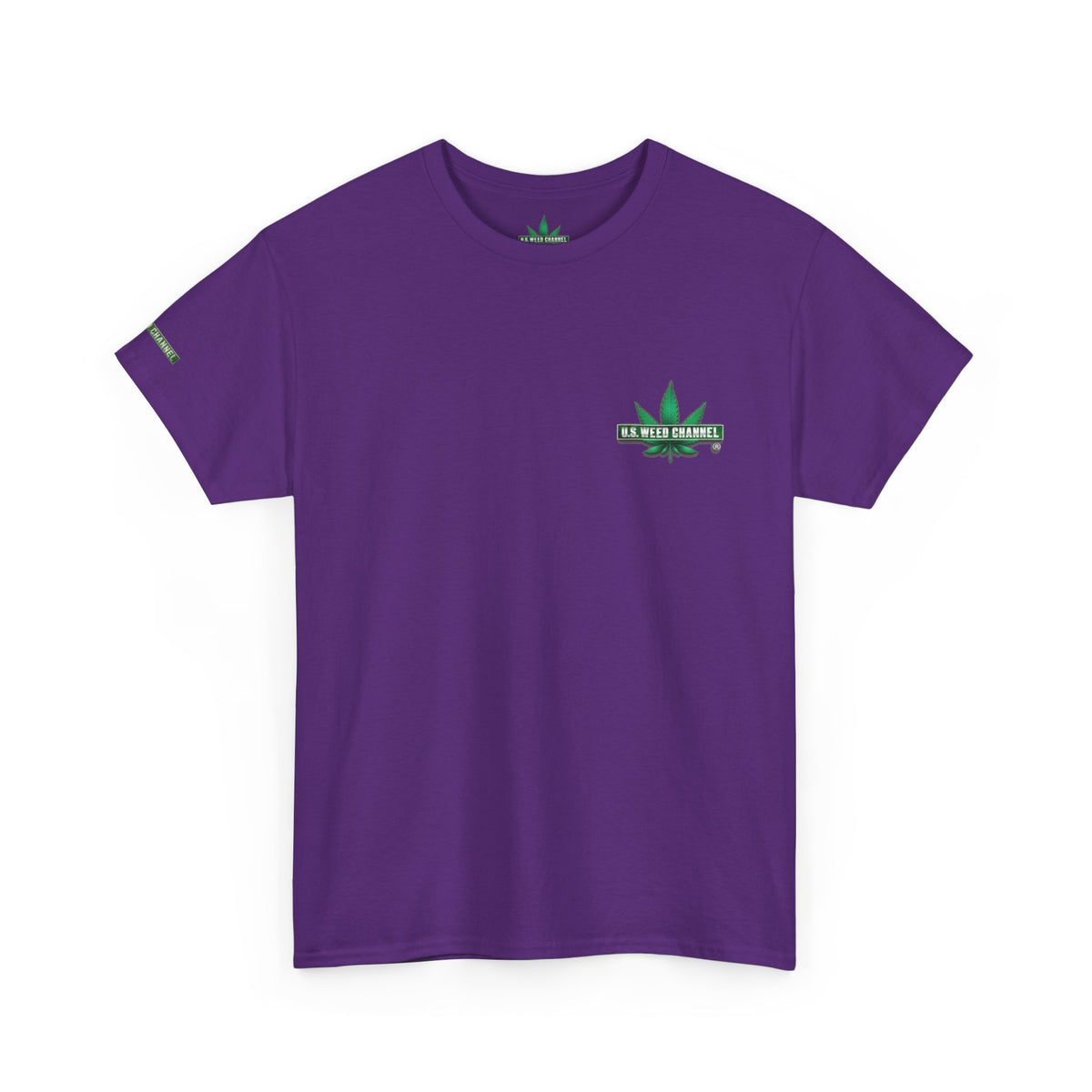 U.S. WEED CHANNEL 'Basics' T-Shirt – USWC Logo Tee