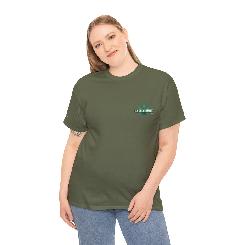 U.S. WEED CHANNEL 'Basics' T-Shirt – USWC Logo Tee