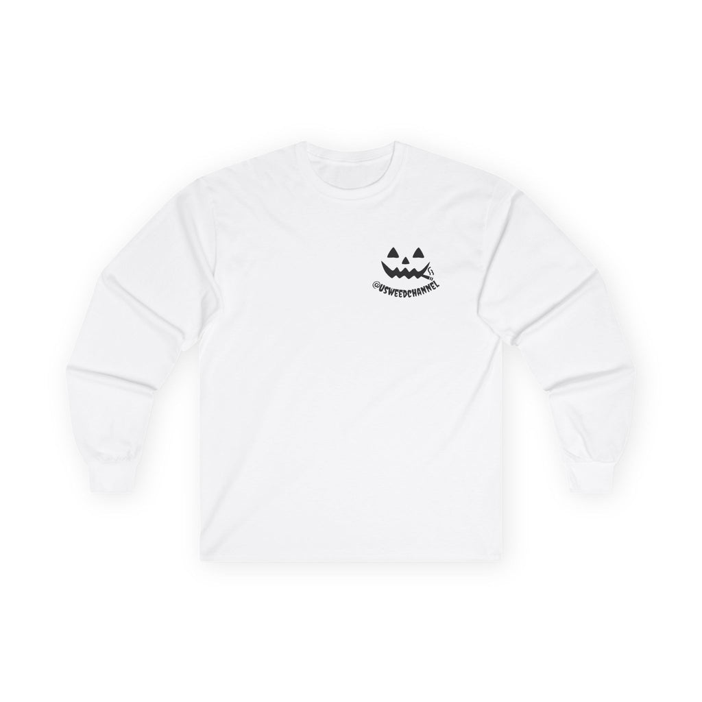 'Puffin' Jack' Halloween Long Sleeve Tee with QR Code