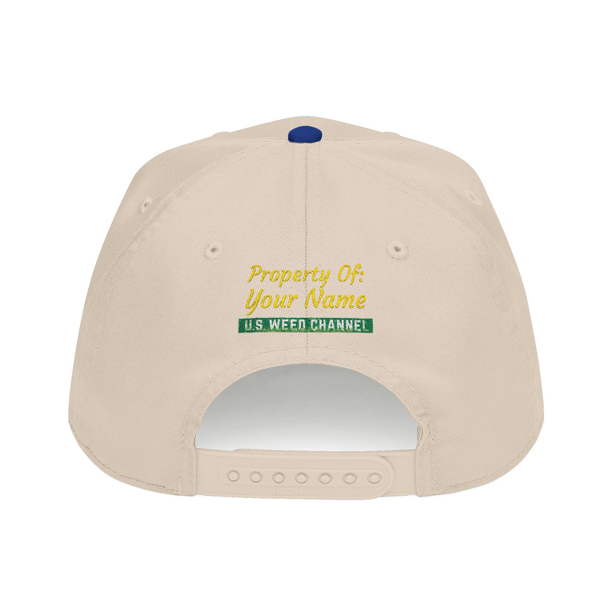 The 'Pass That Time' Mid Profile Baseball Cap by U.S. WEED CHANNEL