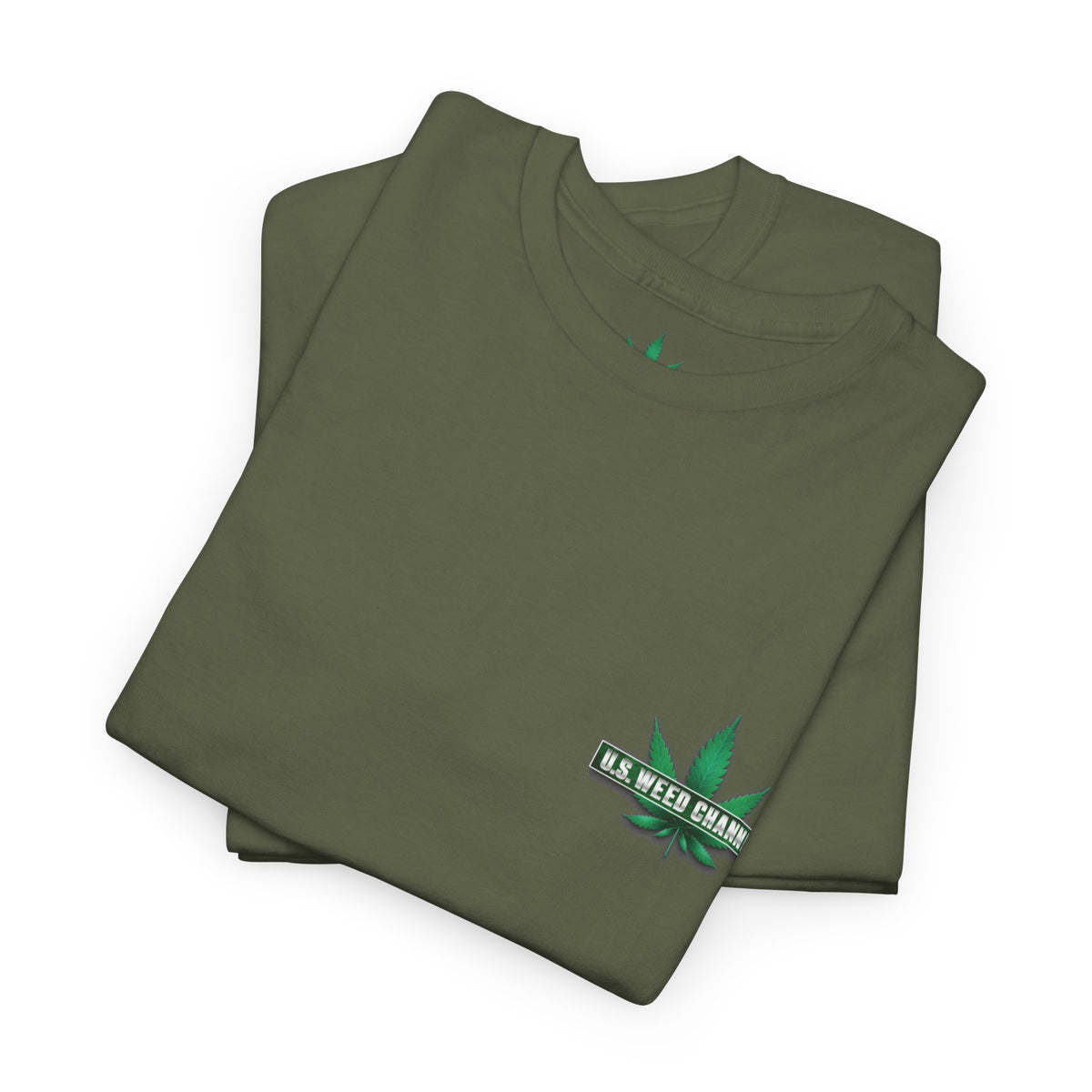 U.S. WEED CHANNEL 'Basics' T-Shirt – USWC Logo Tee
