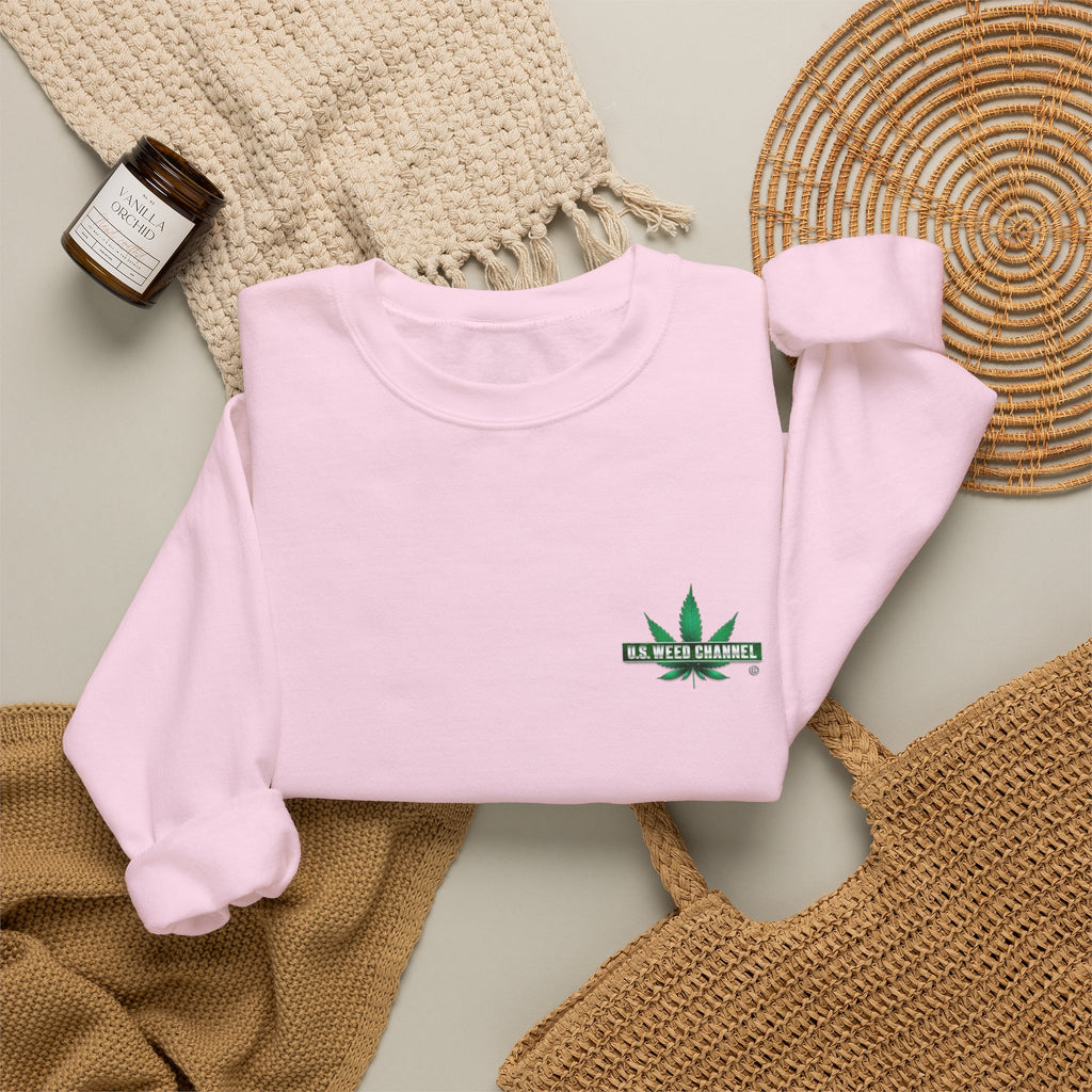 U.S. WEED CHANNEL Basics - Crewneck Everyone Sweatshirt