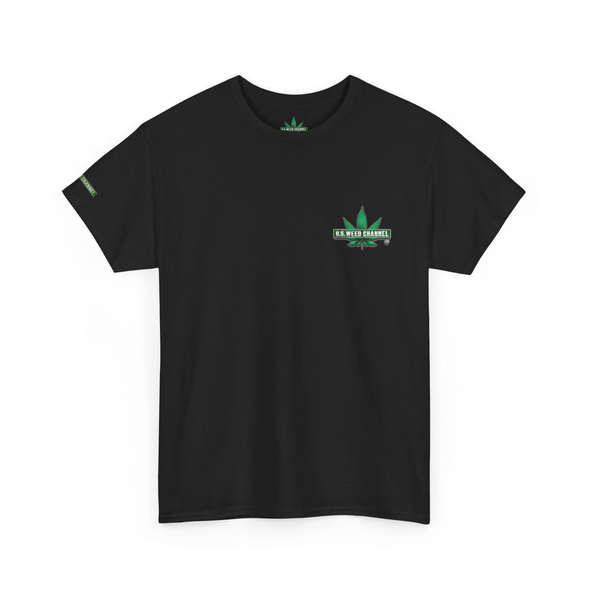 U.S. WEED CHANNEL 'Basics' T-Shirt – USWC Logo Tee