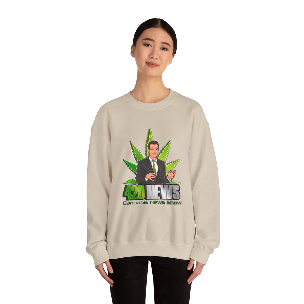 Unisex Heavy Blend™ 420 News Crewneck Sweatshirt