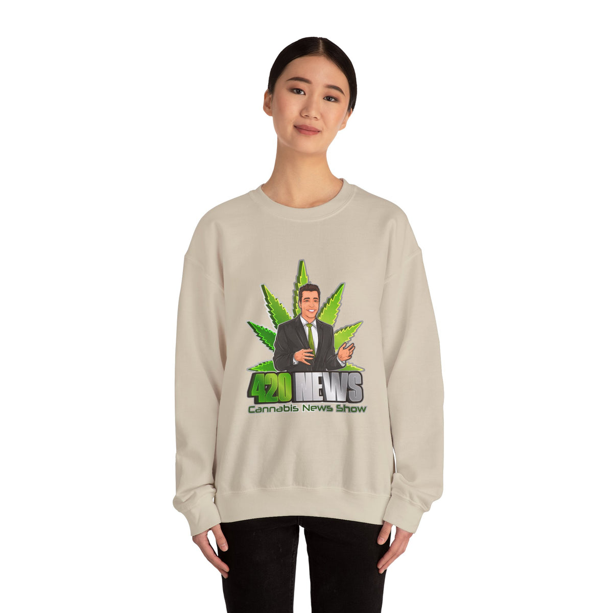 Unisex Heavy Blend™ 420 News Crewneck Sweatshirt