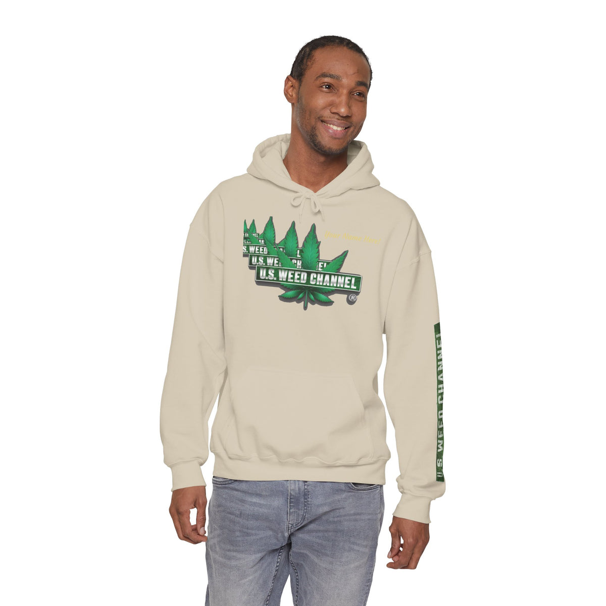 U.S. Weed Channel Hoodie — Repeater Logo Pullover