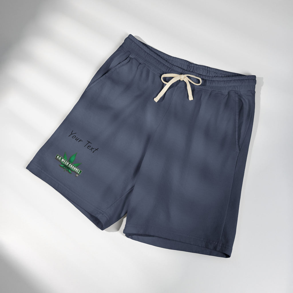 PERSONALIZED! Chillaxin' Fleece Sweat Shorts — U.S. WEED CHANNEL Branded