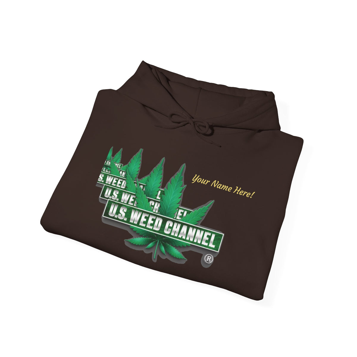 U.S. Weed Channel Hoodie — Repeater Logo Pullover