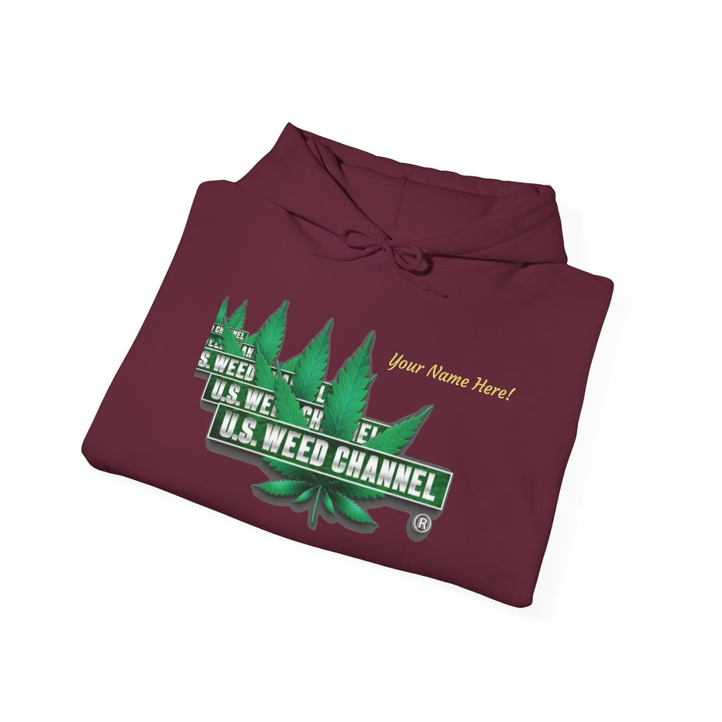 U.S. Weed Channel Hoodie — Repeater Logo Pullover