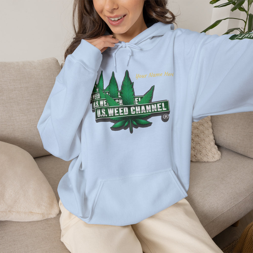 U.S. Weed Channel Hoodie — Repeater Logo Pullover