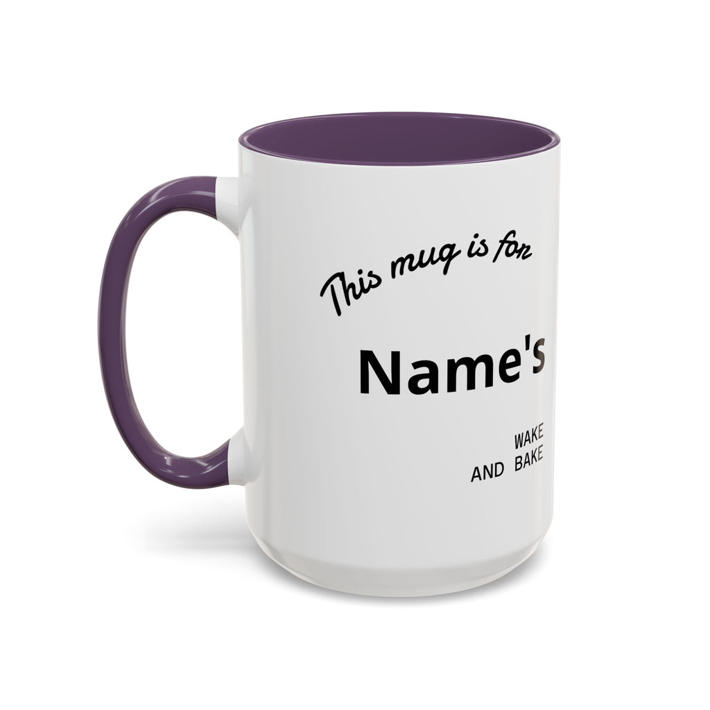 PERSONALIZED! Wake And Bake Coffee Mug with U.S. WEED CHANNEL Original Logo! - 11/15oz
