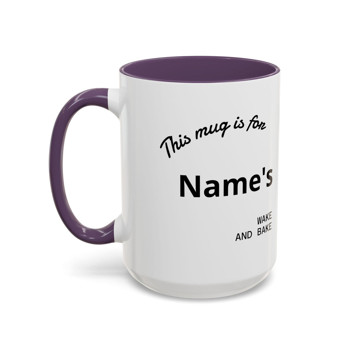 PERSONALIZED! Wake And Bake Coffee Mug with U.S. WEED CHANNEL Original Logo! - 11/15oz