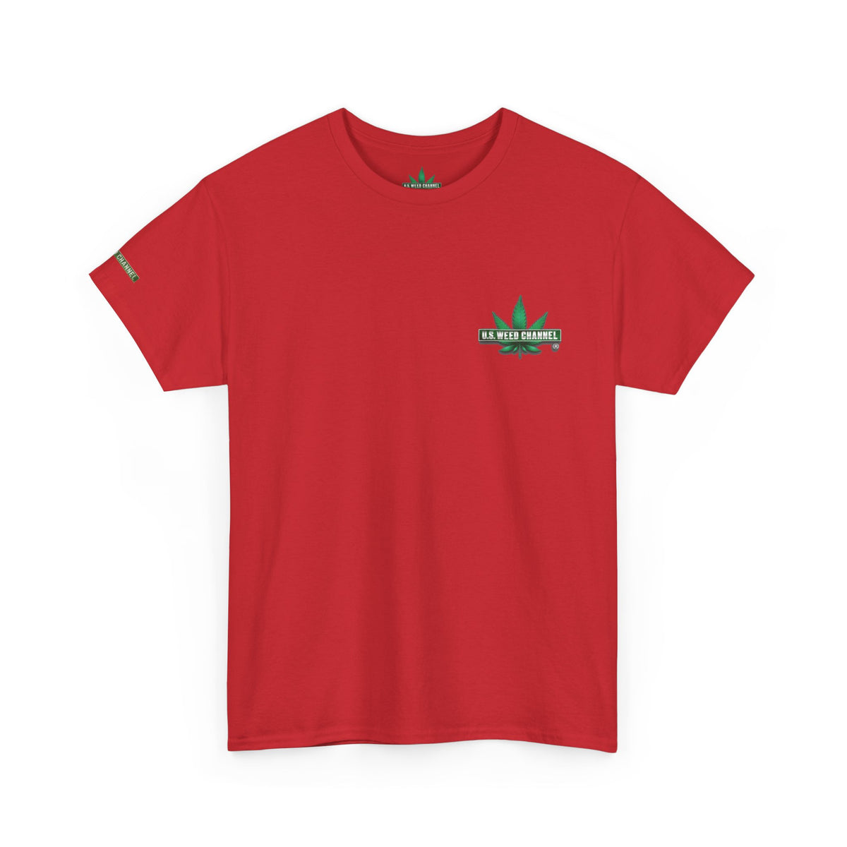 U.S. WEED CHANNEL 'Basics' T-Shirt – USWC Logo Tee