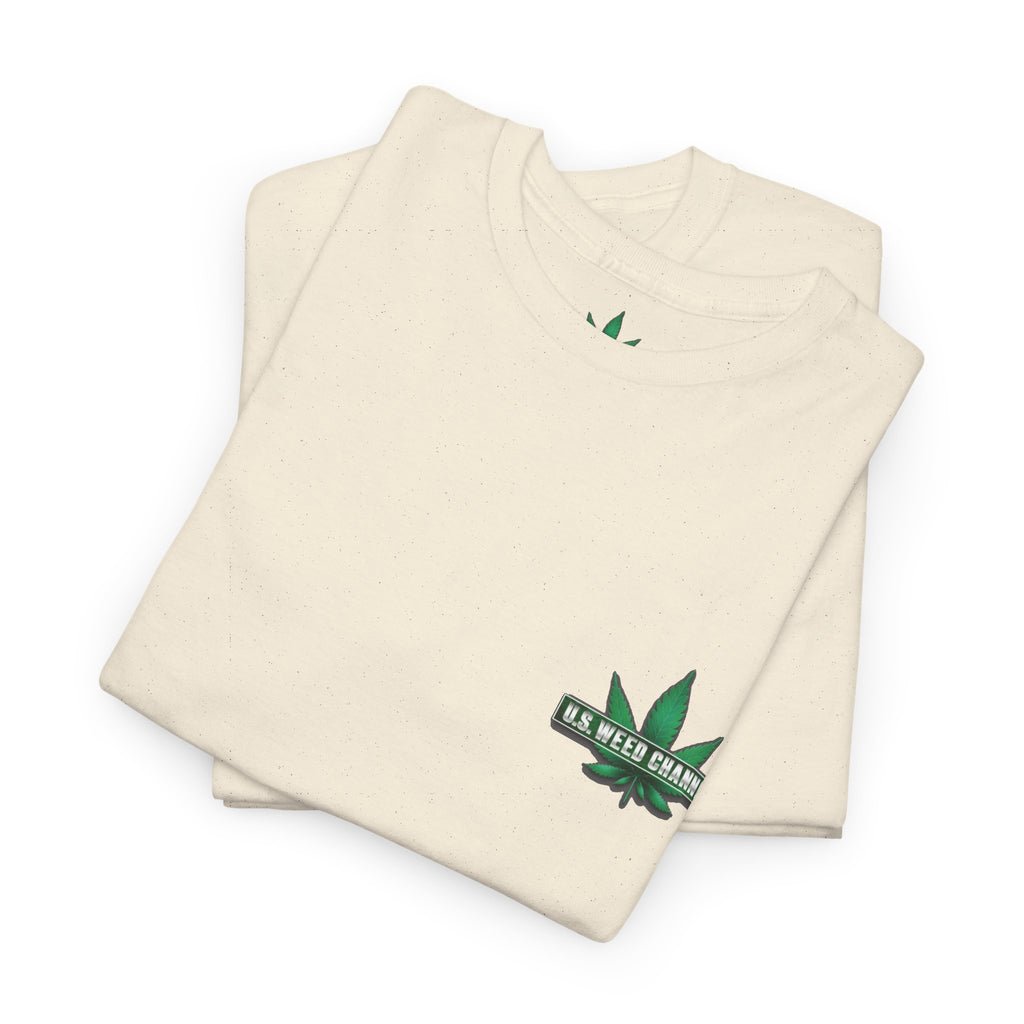 U.S. WEED CHANNEL 'Basics' T-Shirt – USWC Logo Tee