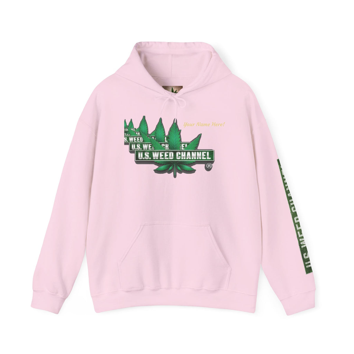 U.S. Weed Channel Hoodie — Repeater Logo Pullover