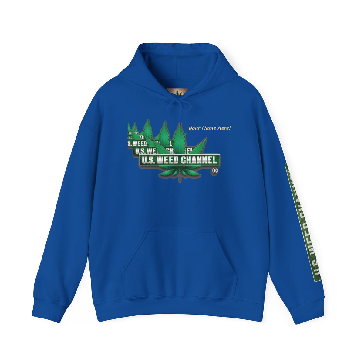 U.S. Weed Channel Hoodie — Repeater Logo Pullover