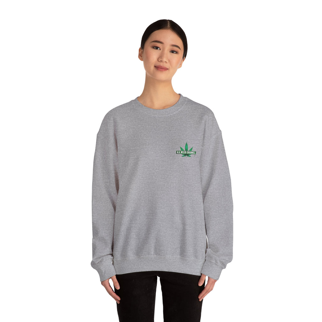 U.S. WEED CHANNEL Basics - Crewneck Everyone Sweatshirt