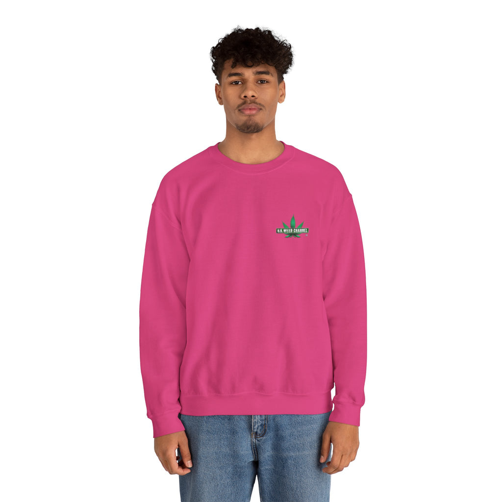 U.S. WEED CHANNEL Basics - Crewneck Everyone Sweatshirt