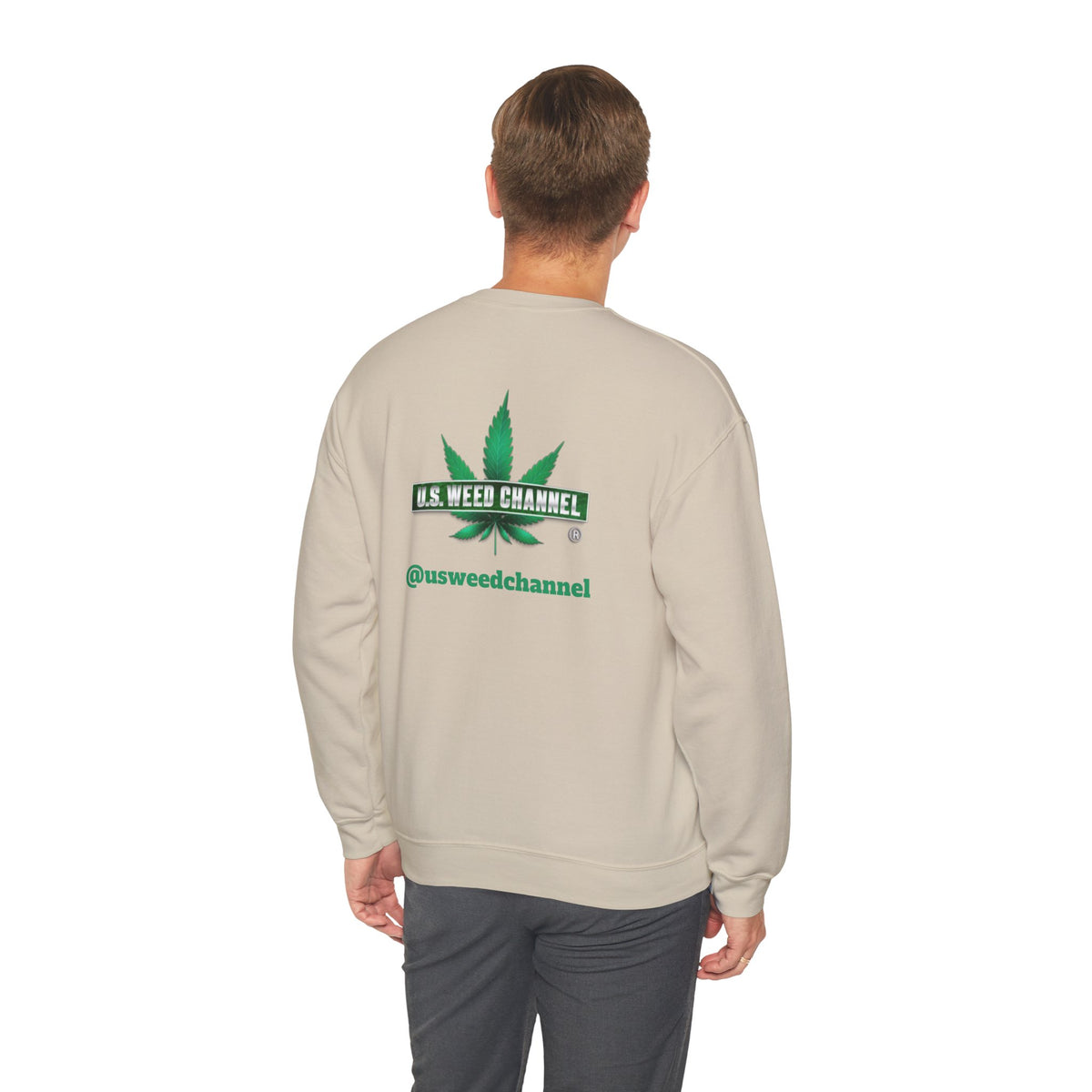 U.S. WEED CHANNEL Basics - Crewneck Everyone Sweatshirt