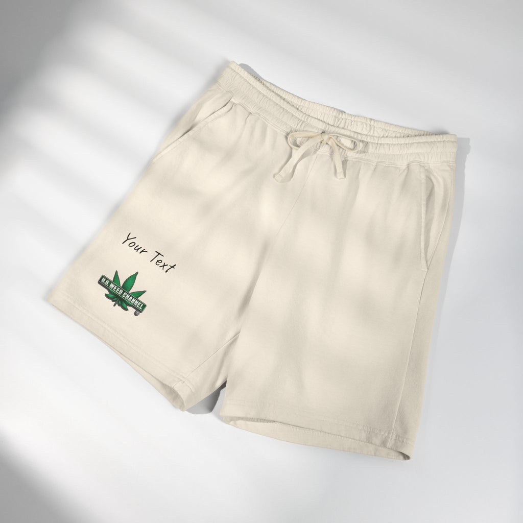 PERSONALIZED! Chillaxin' Fleece Sweat Shorts — U.S. WEED CHANNEL Branded