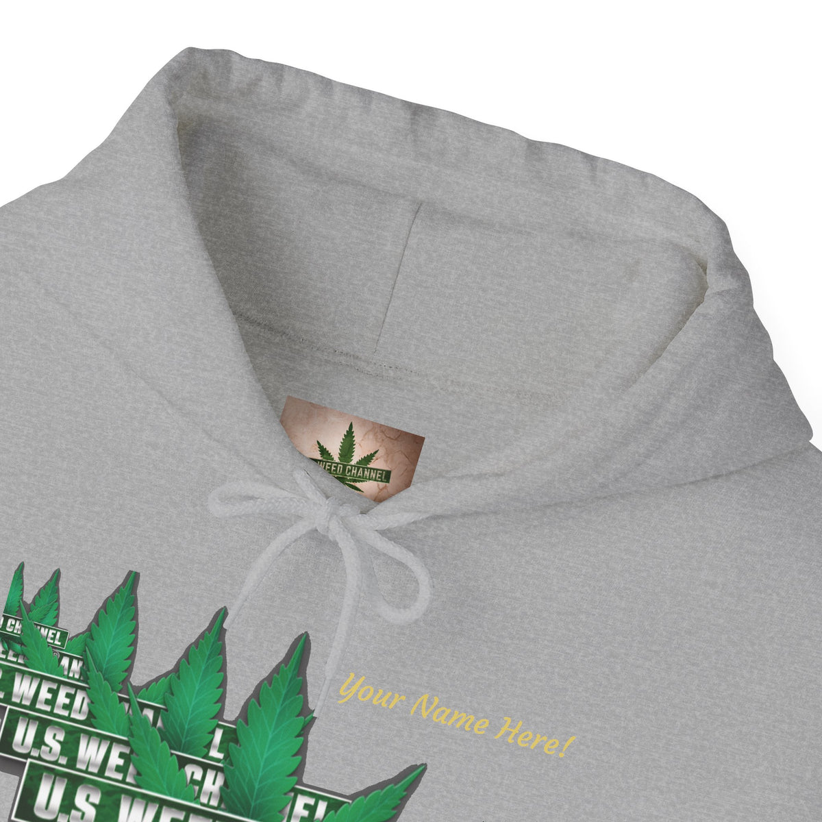 U.S. Weed Channel Hoodie — Repeater Logo Pullover
