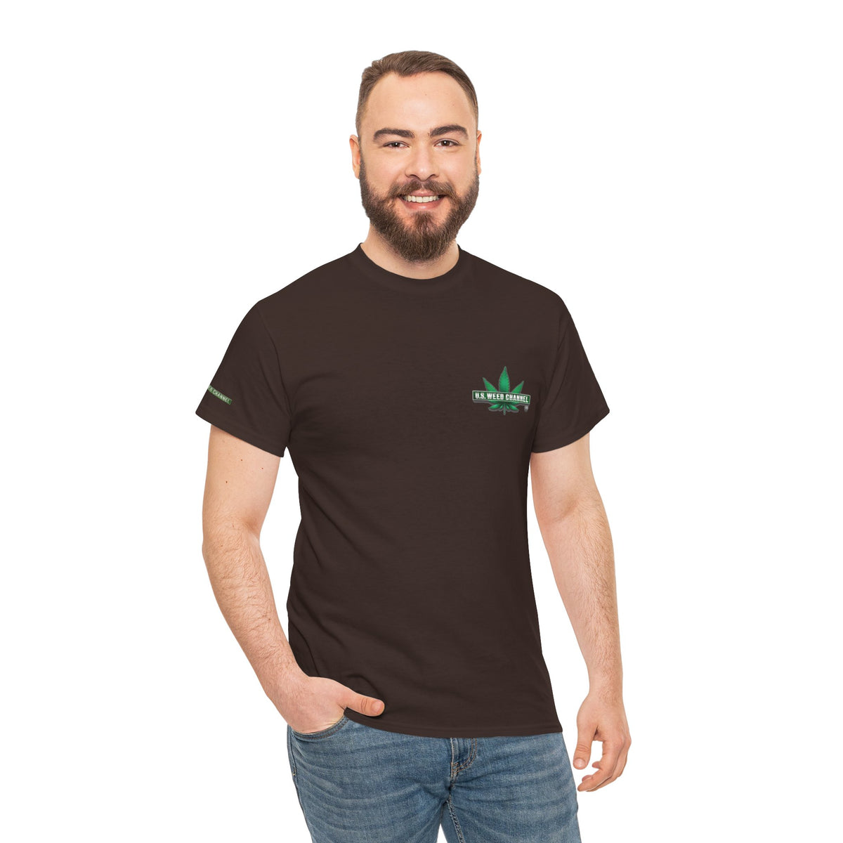 U.S. WEED CHANNEL 'Basics' T-Shirt – USWC Logo Tee