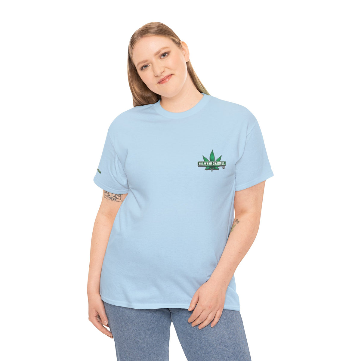 U.S. WEED CHANNEL 'Basics' T-Shirt – USWC Logo Tee