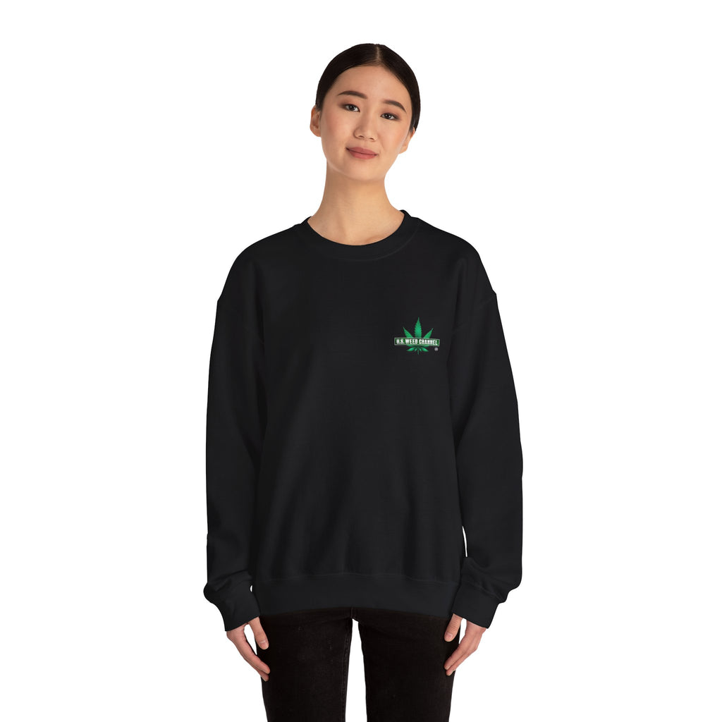 U.S. WEED CHANNEL Basics - Crewneck Everyone Sweatshirt