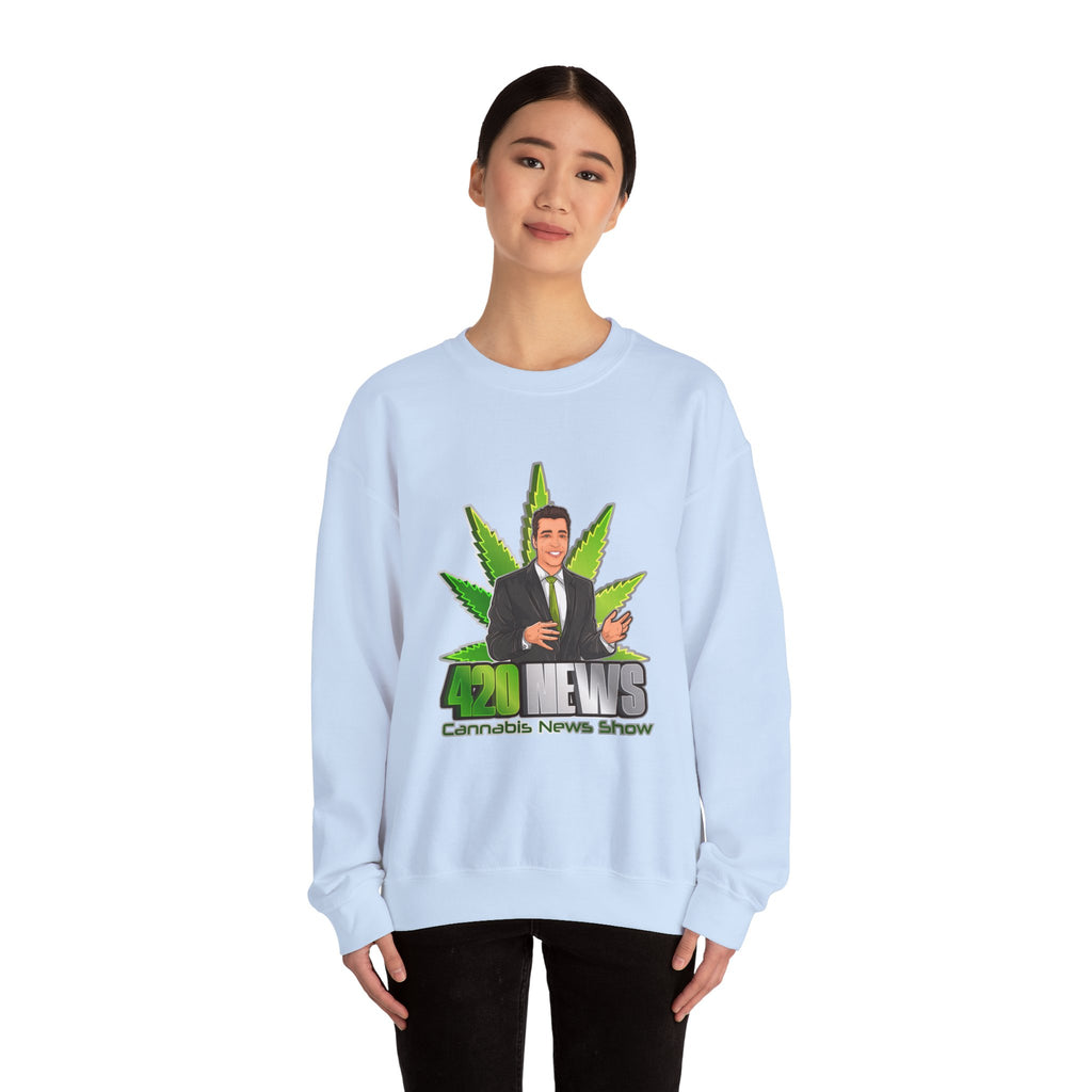 Unisex Heavy Blend™ 420 News Crewneck Sweatshirt
