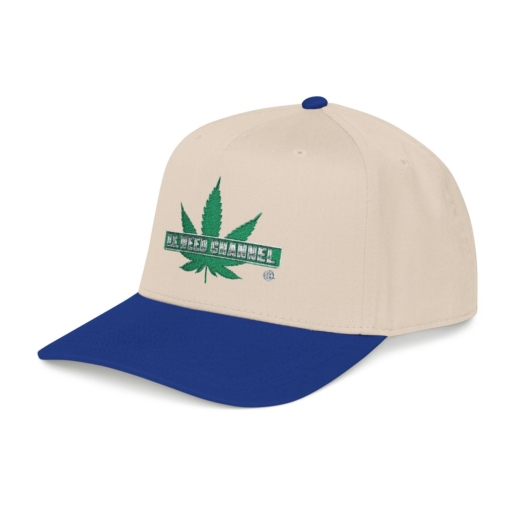 The 'Pass That Time' Mid Profile Baseball Cap by U.S. WEED CHANNEL