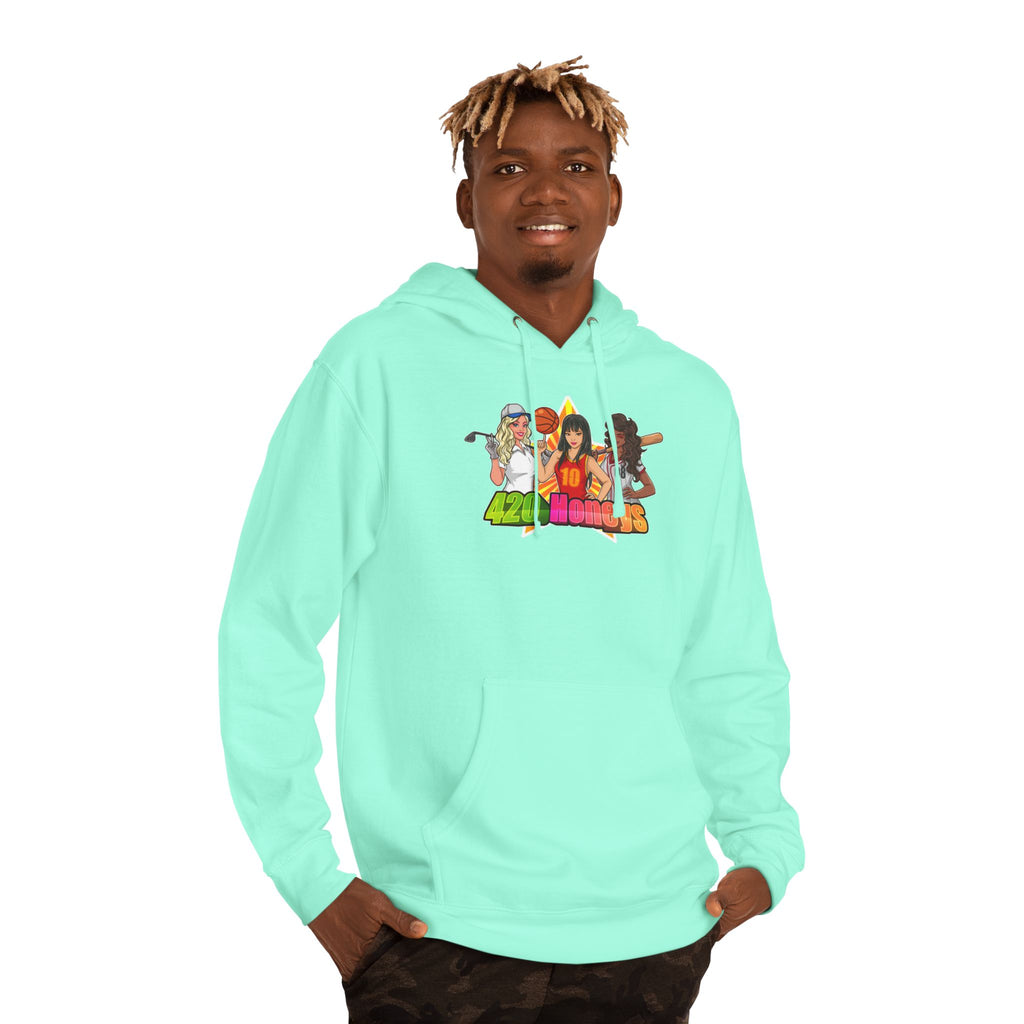 420 Honeys Women’s Cropped Hooded Sweatshirt