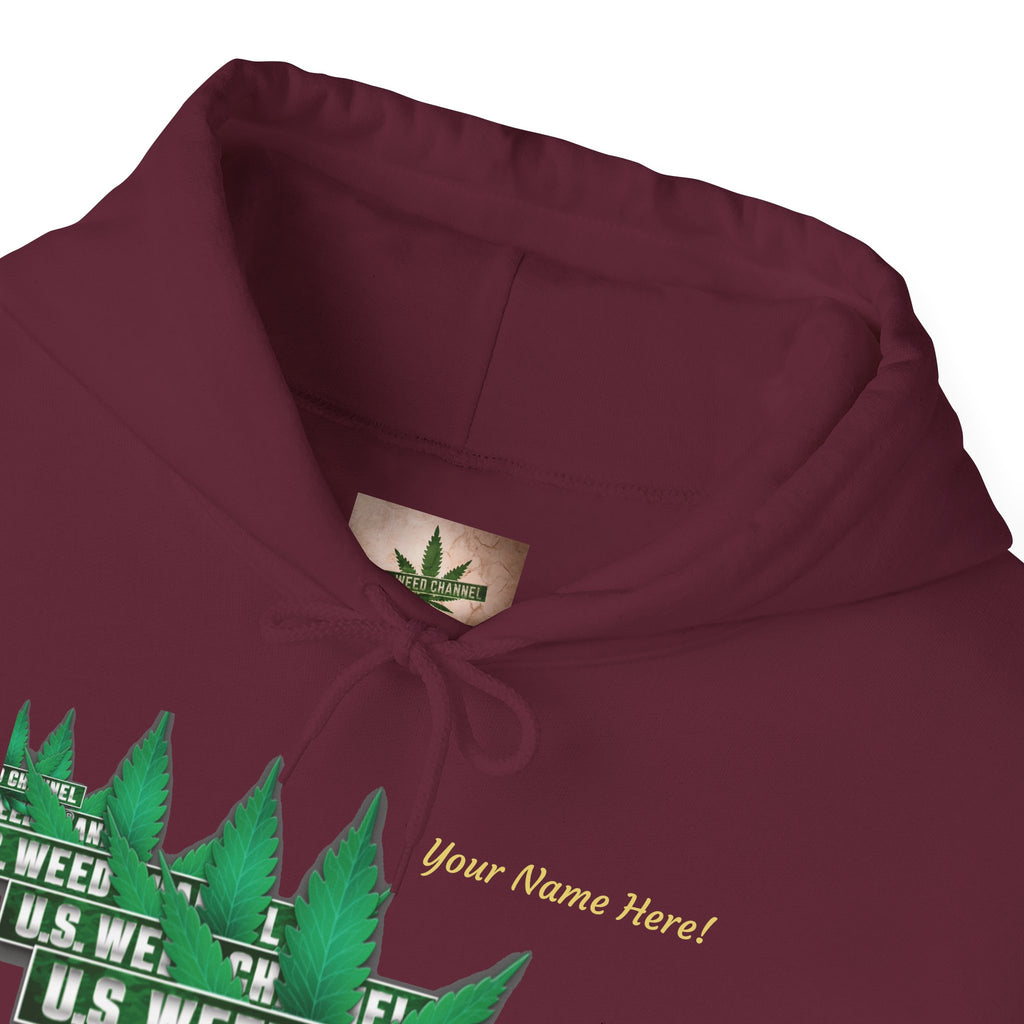 U.S. Weed Channel Hoodie — Repeater Logo Pullover