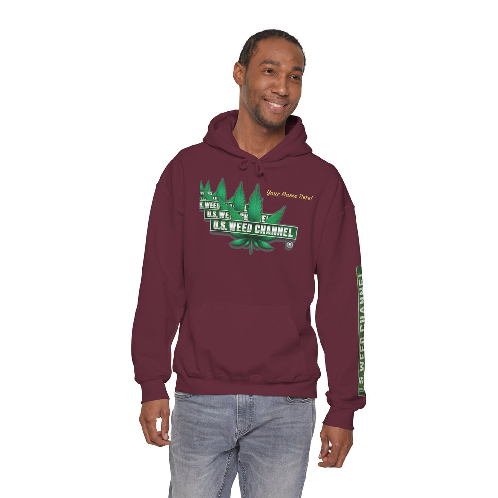 U.S. Weed Channel Hoodie — Repeater Logo Pullover
