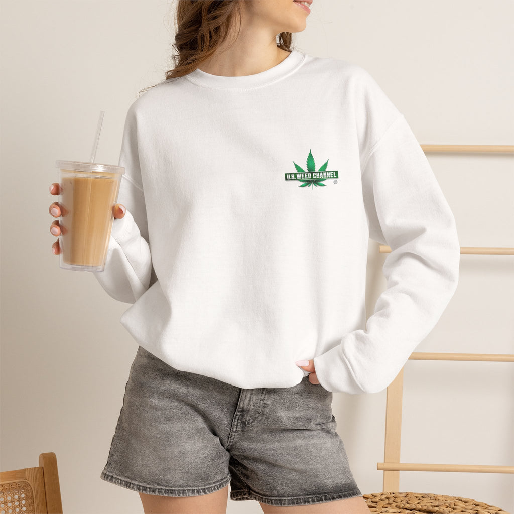 U.S. WEED CHANNEL Basics - Crewneck Everyone Sweatshirt