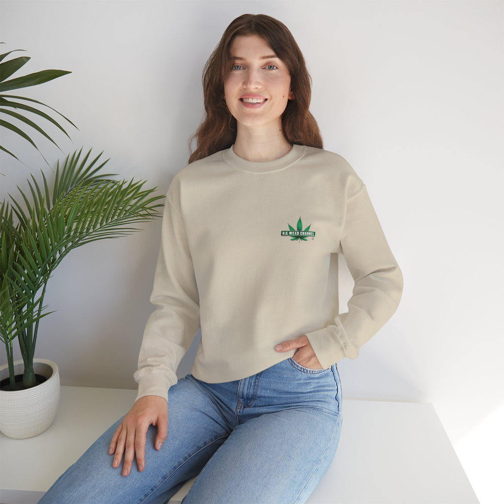U.S. WEED CHANNEL Basics - Crewneck Everyone Sweatshirt