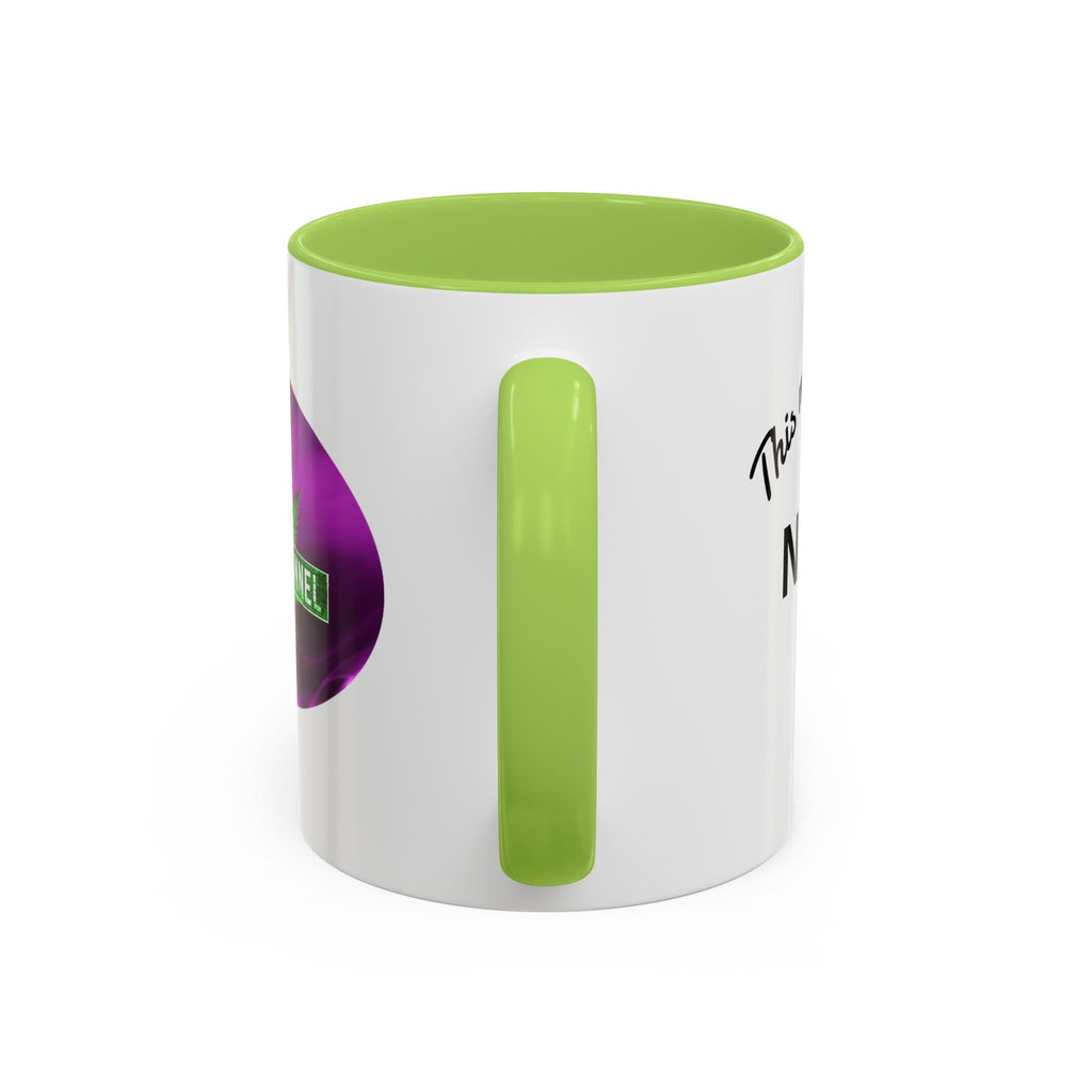 PERSONALIZED! Wake And Bake Coffee Mug with U.S. WEED CHANNEL Original Logo! - 11/15oz