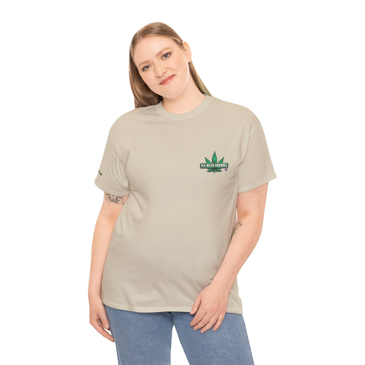 U.S. WEED CHANNEL 'Basics' T-Shirt – USWC Logo Tee