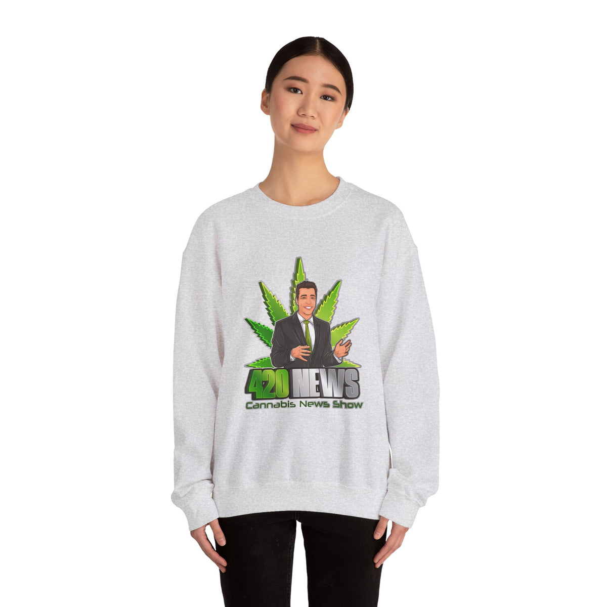 Unisex Heavy Blend™ 420 News Crewneck Sweatshirt