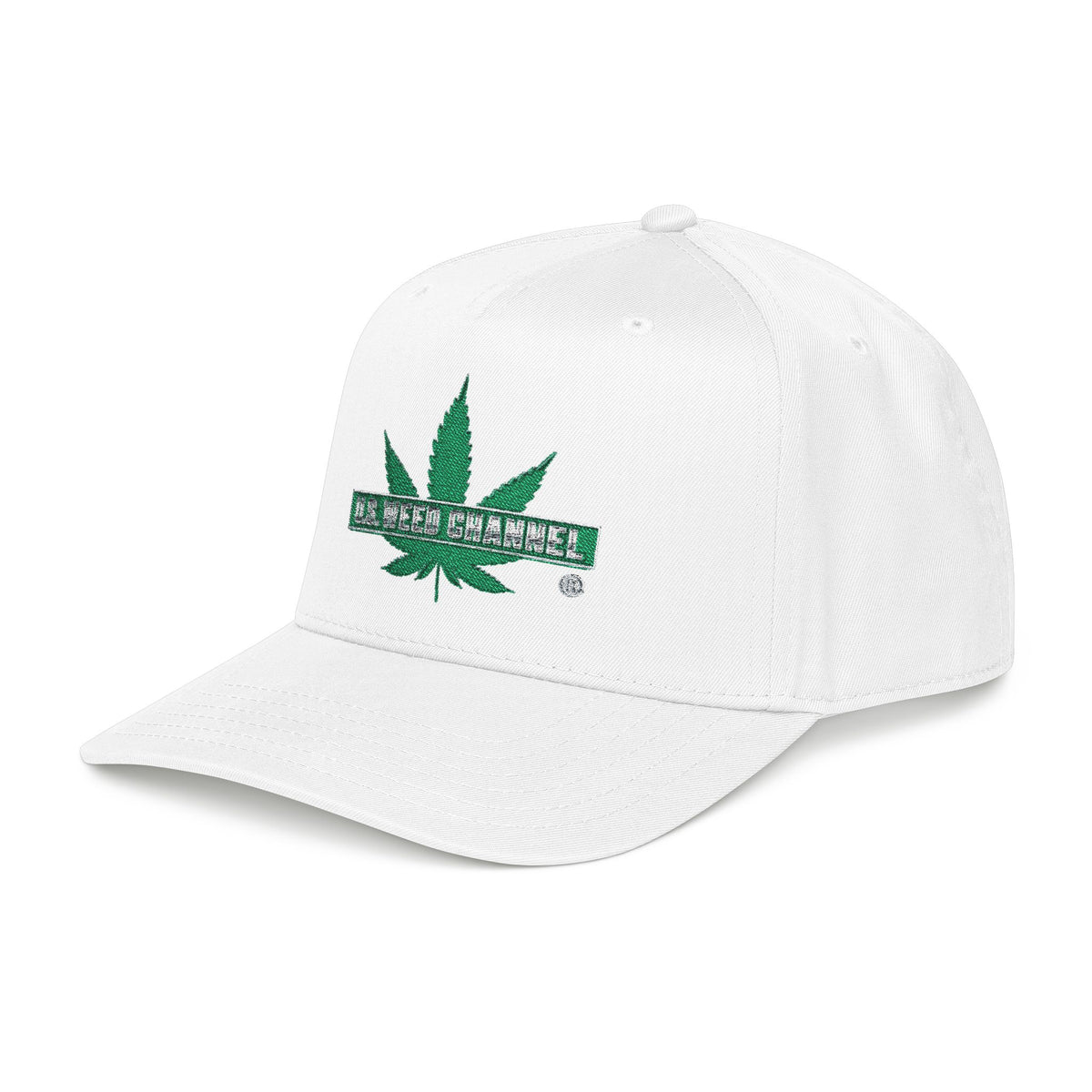 The 'Pass That Time' Mid Profile Baseball Cap by U.S. WEED CHANNEL